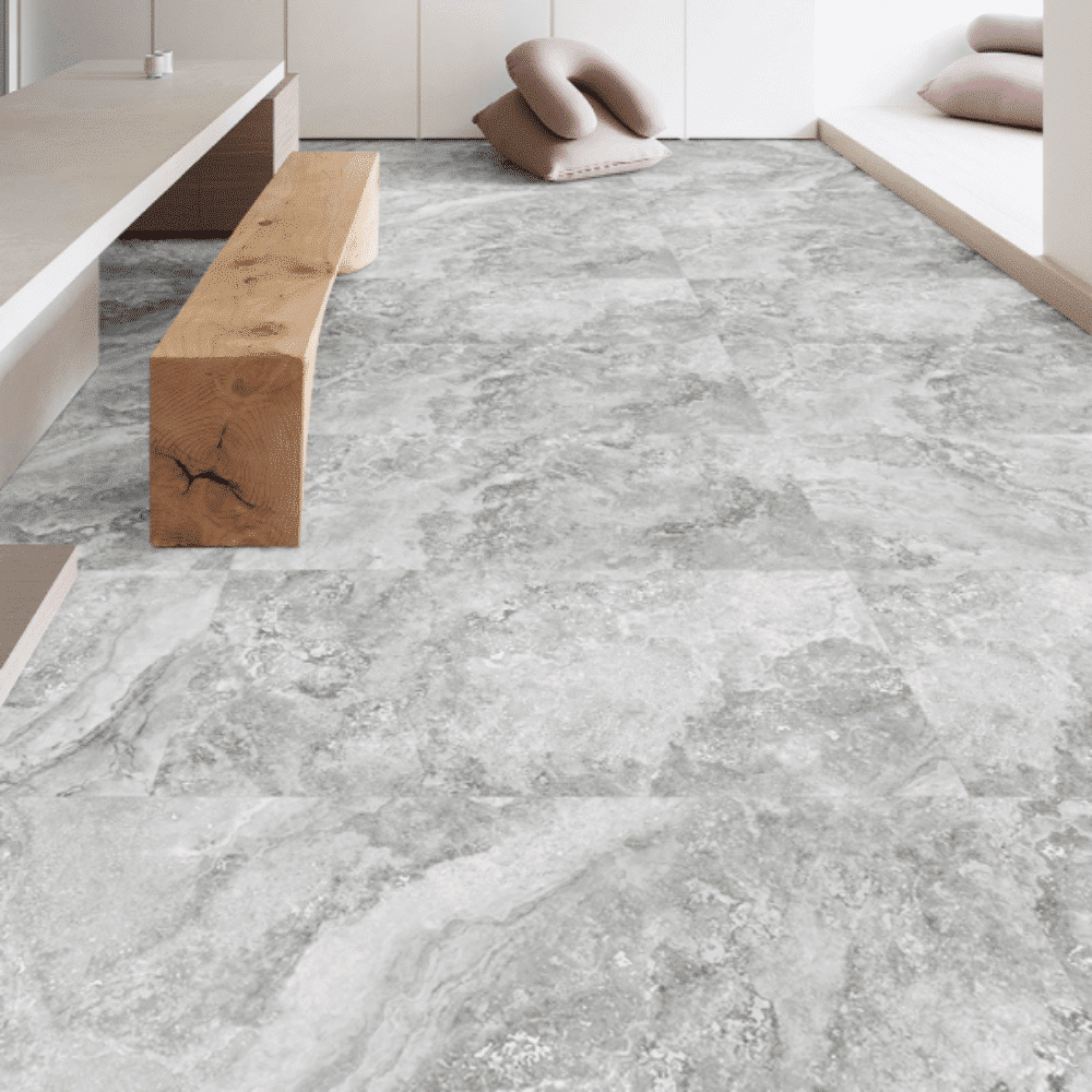 IMPERIAL STONE SERIES - LIGHT GREY FELLTEC Finish - 600X600 | 1.44 SQM / 4 PCS PER BOX
