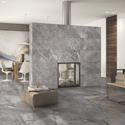 MISTERY SUBWAY TILES - LIGHT GREY SUBWAY / FELLTEC Finish - 75X300 | 66 PCS BOX /1.485 SQM