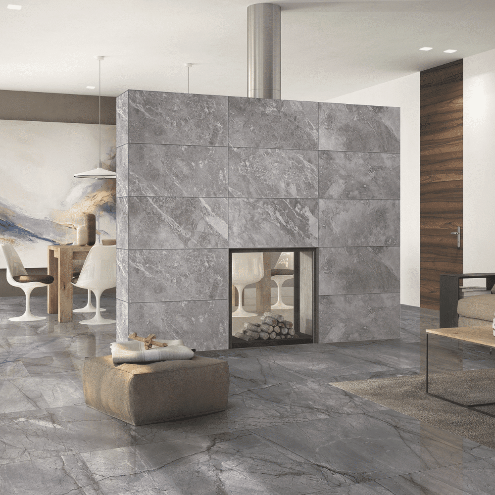 MISTERY SERIES - DARK GREY FELLTEC Finish - 600X1200 | 1.44 SQM / 2 PCS PER BOX