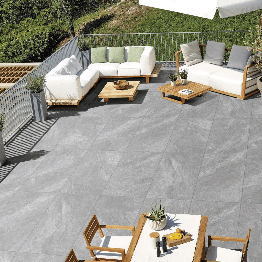 QUARTZITE PAVERS - GRIGIO PAVER Finish - 600X600X20 | .72 SQM / 2 PCS PER BOX