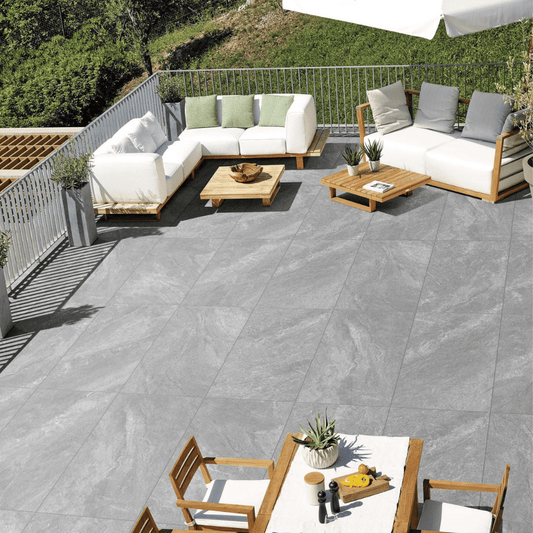 QUARTZITE PAVERS - GRIGIO PAVER Finish - 600X600X20 | .72 SQM / 2 PCS PER BOX