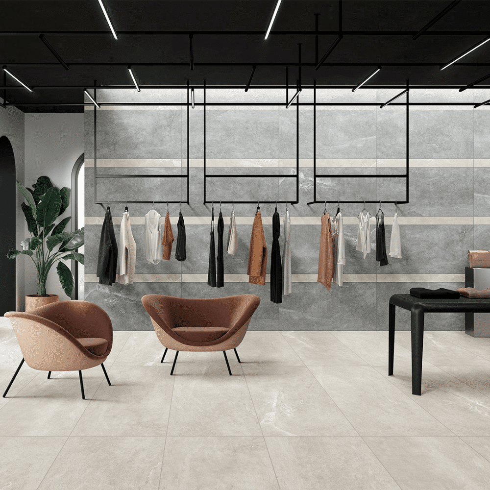 STAZZEMA SERIES - IVORY FELLTEC Finish - 300X600 | 1.44 SQM / 8 PCS PER BOX