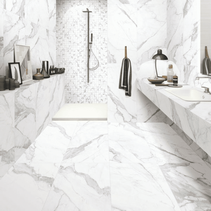 CALACATTA SERIES - CALACATTA SATIN Finish - 600X1200 | 1.44 SQM / 2 PCS PER BOX