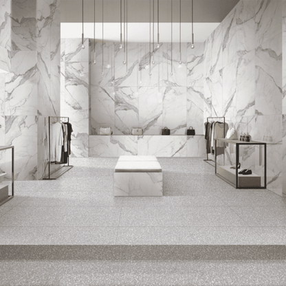 CALACATTA SERIES - CALACATTA SATIN Finish - 600X1200 | 1.44 SQM / 2 PCS PER BOX