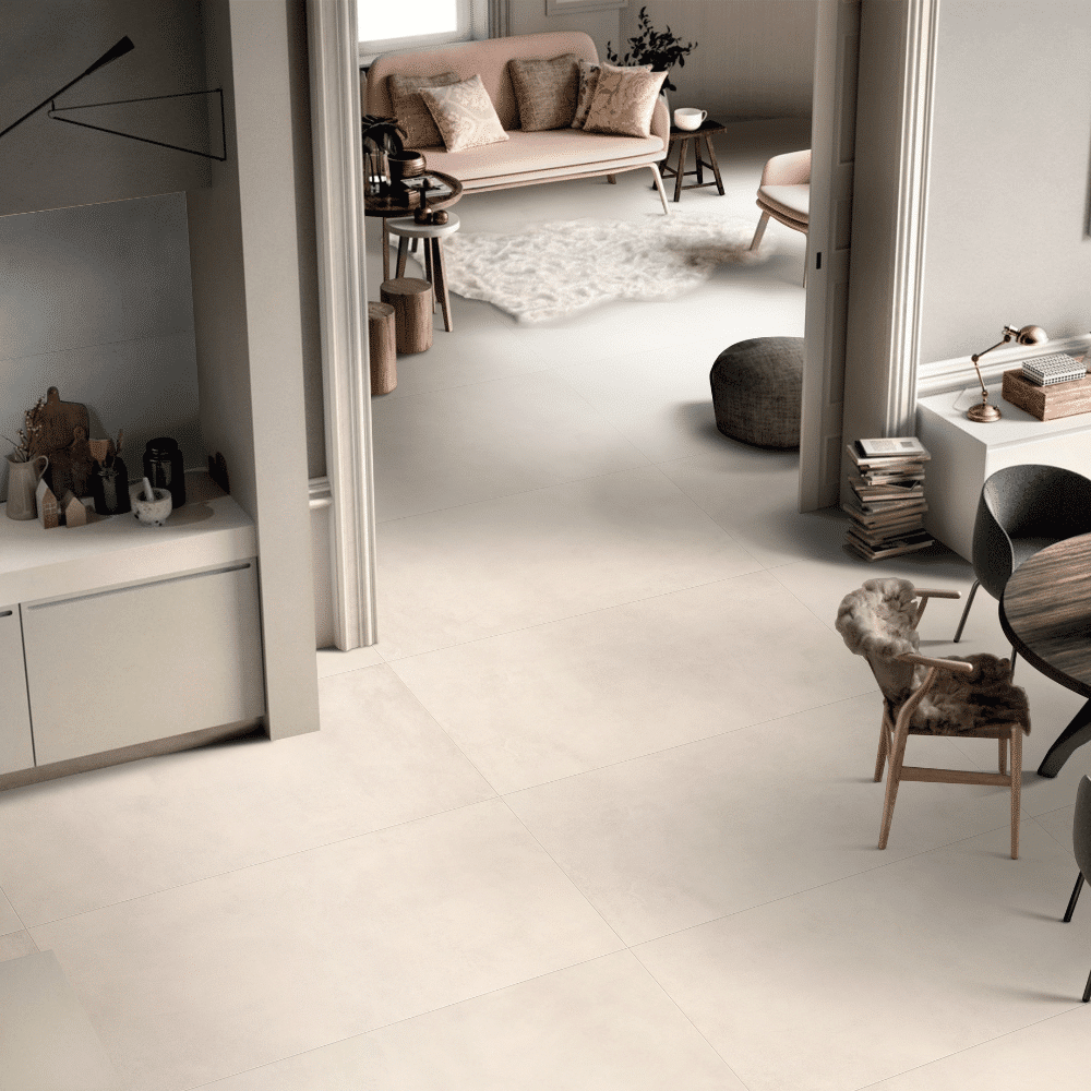 KOLOR SERIES - IVORY SMOOTH MATT Finish - 750X1500 | 2.25 SQM / 2 PCS PER BOX