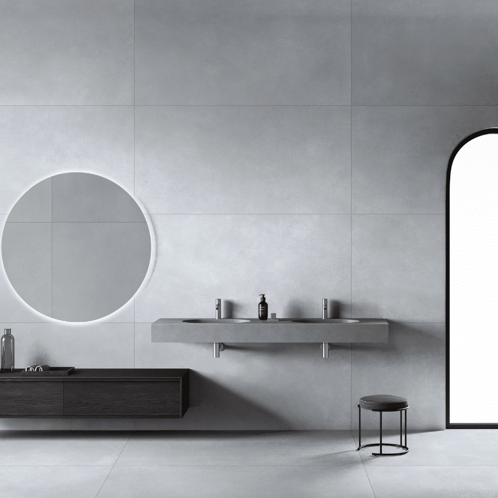 KOLOR SERIES - LIGHT GREY SMOOTH MATT Finish - 750X1500 | 2.25 SQM / 2 PCS PER BOX