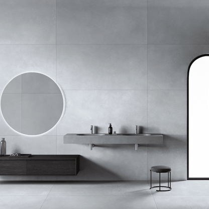KOLOR SERIES - LIGHT GREY SMOOTH MATT Finish - 750X1500 | 2.25 SQM / 2 PCS PER BOX