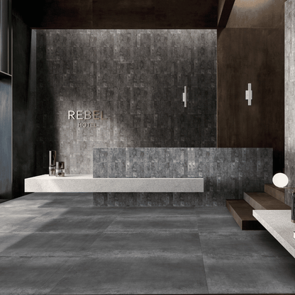 FIND SERIES - COOL GREY FELLTEC Finish - 300x600 | 1.44 SQM / 8 PCS PER BOX