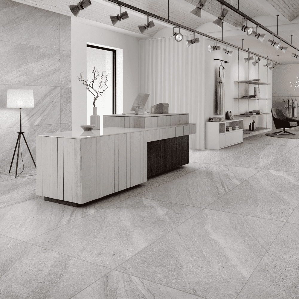 CREST PAVERS  - LIGHT GREY PAVER Finish - 600X600X20 | .72 SQM / 2 PCS PER BOX
