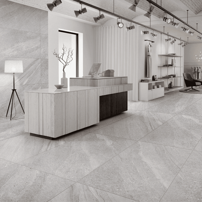 CREST PAVERS  - LIGHT GREY PAVER Finish - 600X600X20 | .72 SQM / 2 PCS PER BOX