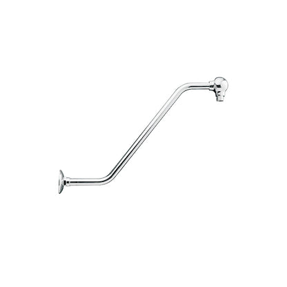 450mm Wall Upswept Shower Arm with flange - Chrome