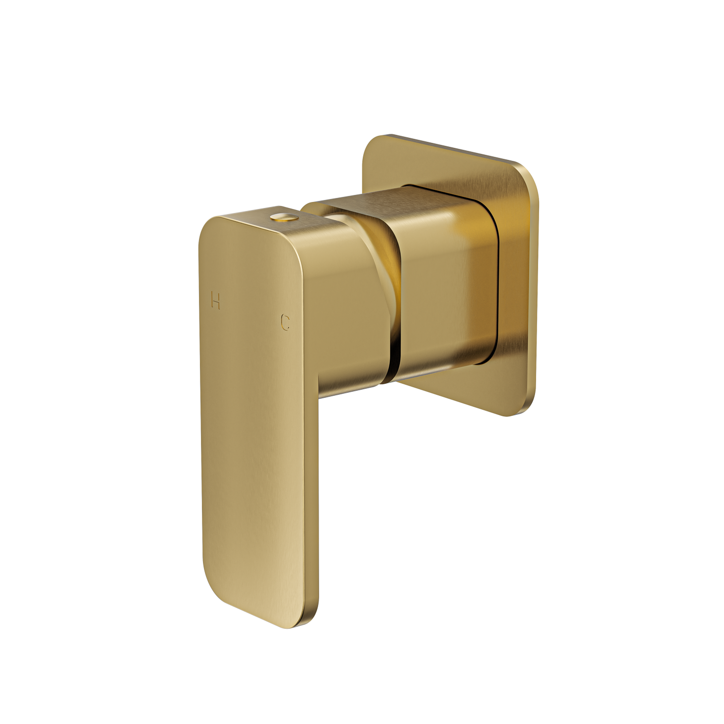 Zia Wall Mixer - Brushed Brass