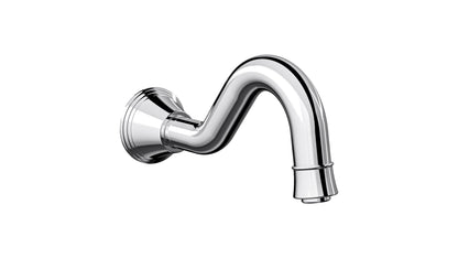 Vintage Wall Mount Bath Spout - Chrome