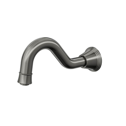 Vintage Wall Mount Bath Spout - Gunmetal