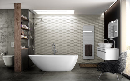 1700mm Freestanding Bathtub - No Overflow - Matte White