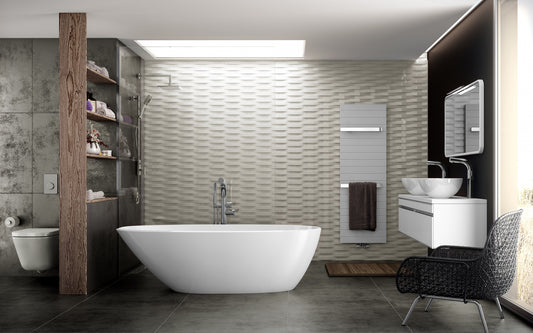 1700mm Freestanding Bathtub - No Overflow - Matte White