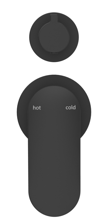 Lantra Mixer Diverter - 2P - TRIM KIT - Black