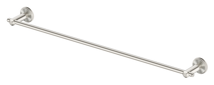 Mica Heritage Single Towel Rail - 800mm - Brushed Nickel