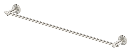 Mica Heritage Single Towel Rail - 800mm - Brushed Nickel