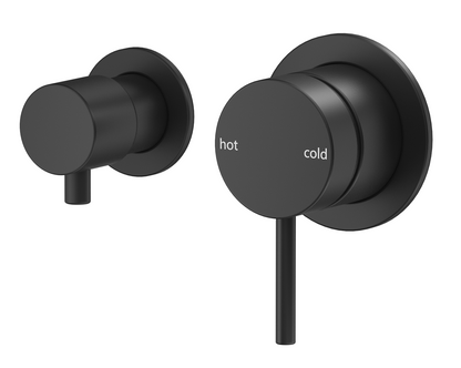 Mica Shower Mixer Diverter - SW - TRIM KIT - Black