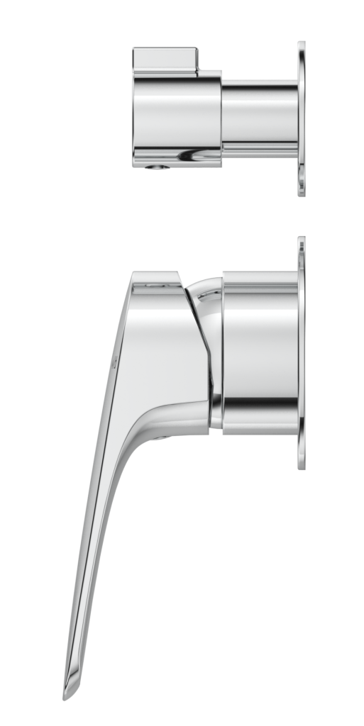 Kaza Mixer Diverter - 2P - TRIM KIT - Chrome