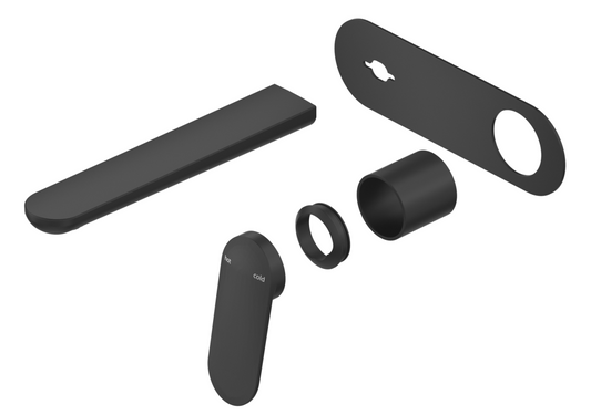 Lantra Wall-Spout Combo - 1P - TRIM KIT - Black
