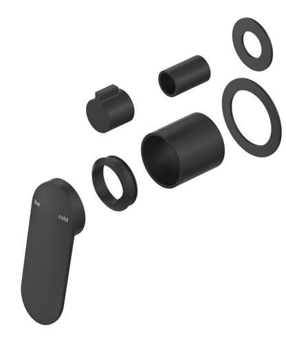 Lantra Mixer Diverter - 2P - TRIM KIT - Black
