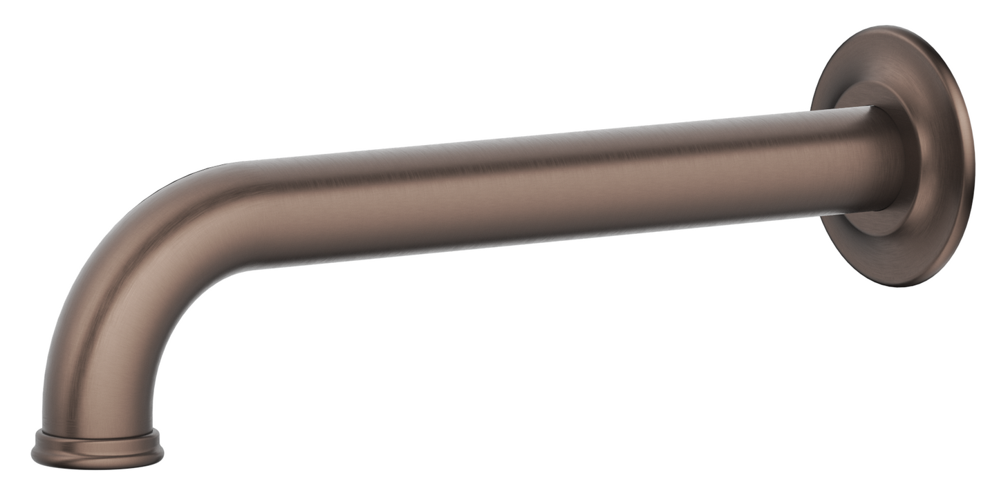 Mica Heritage Bath Spout - 160mm - Dusk Bronze