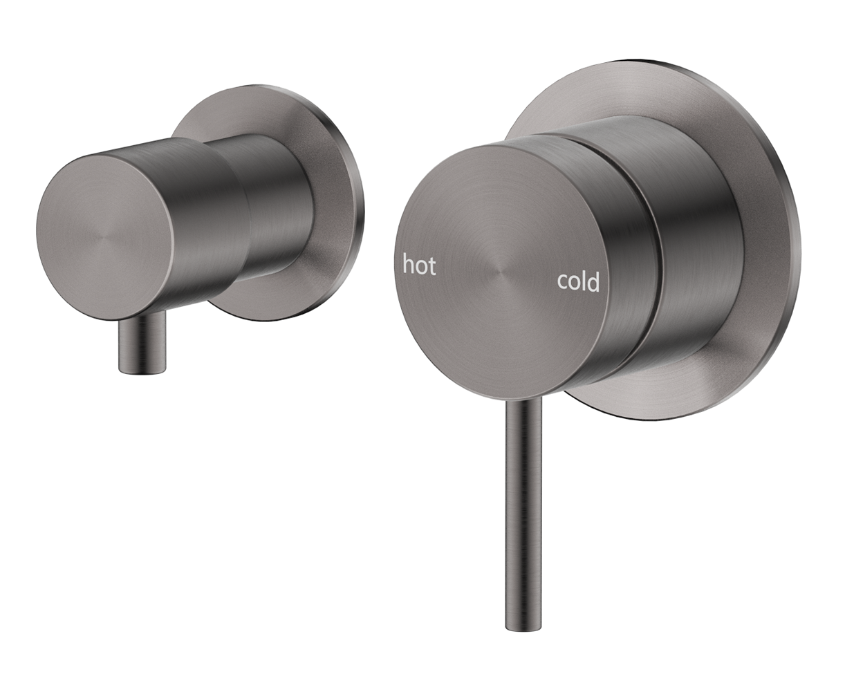 Mica Shower Mixer Diverter - SW - TRIM KIT - Gunmetal