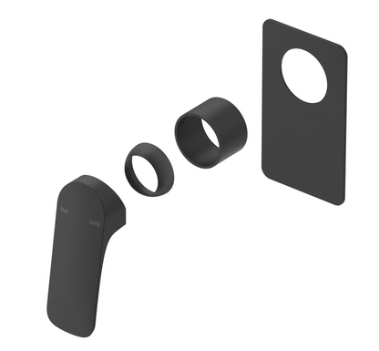 Kaza Shower Mixer - TRIM KIT - Black