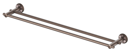 Mica Heritage Double Towel Rail - 600mm - Dusk Bronze