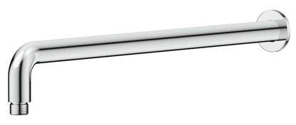 Mica Curved Shower Arm - 450mm - Chrome