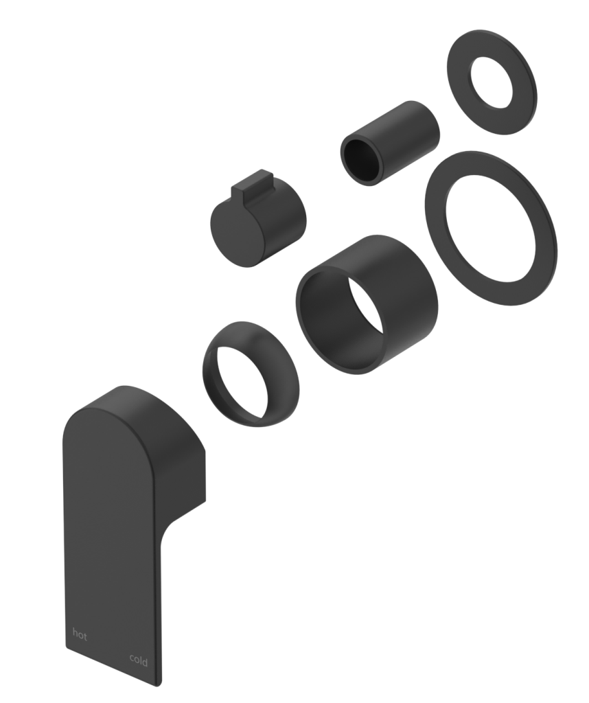 Eleniko Mixer Diverter - 2P - TRIM KIT - Black
