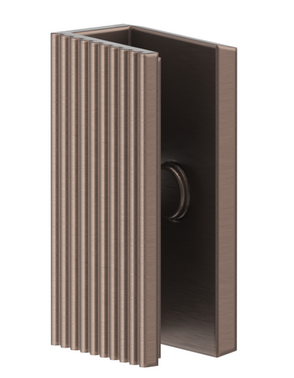 Fluted Shower Bracket 50x25 - DUSK BRONZE