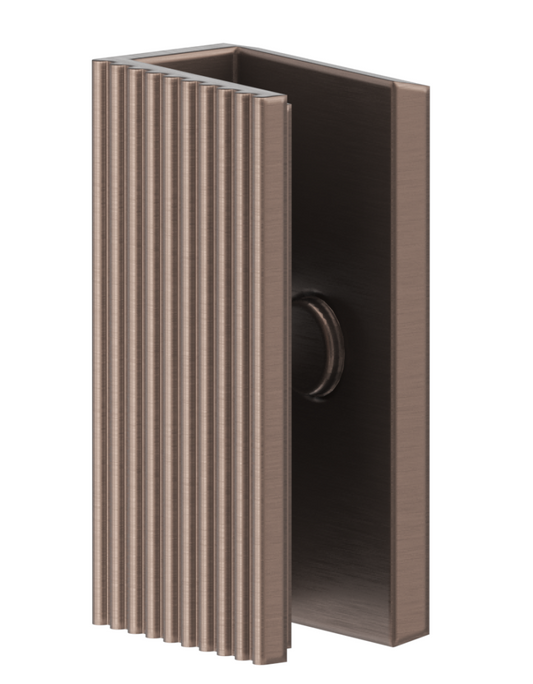 Fluted Shower Bracket 50x25 - DUSK BRONZE