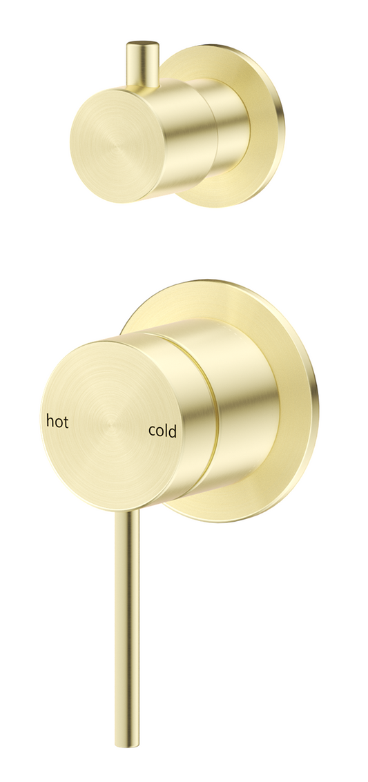 Mica Shower Mixer Diverter - 2P - TRIM KIT - French Gold