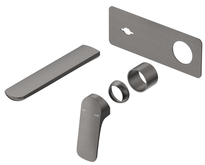 Kaza Wall-Spout Combo - 1P - TRIM KIT - Gunmetal