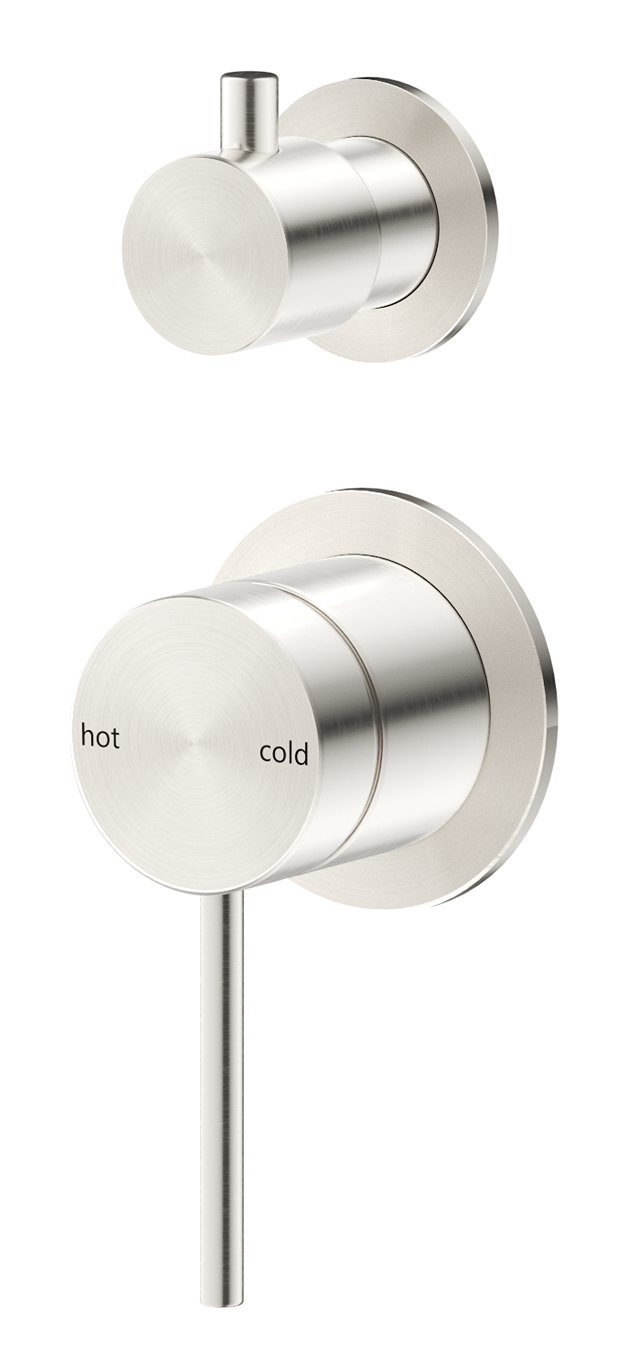 Mica Shower Mixer Diverter - 2P - TRIM KIT - Brushed Nickel