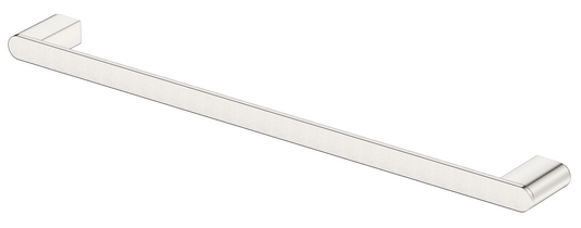 Supra Single Towel Rail - 800mm - Brushed Nickel