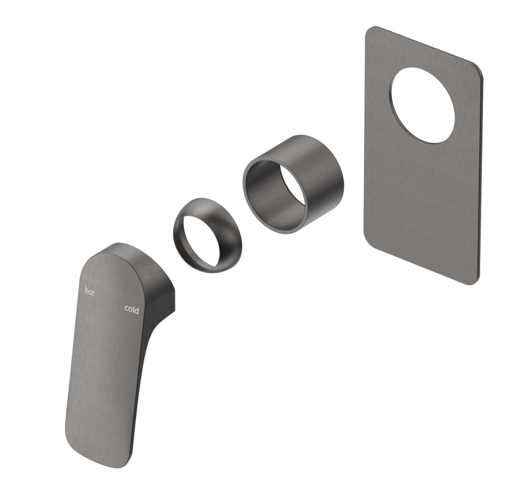 Kaza Shower Mixer - TRIM KIT - Gunmetal