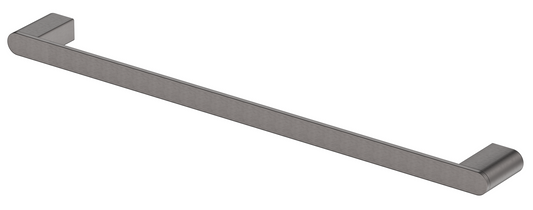 Supra Single Towel Rail - 600mm - Gunmetal