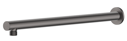 Mica Wall Shower Arm - 450mm - Straight - Gunmetal
