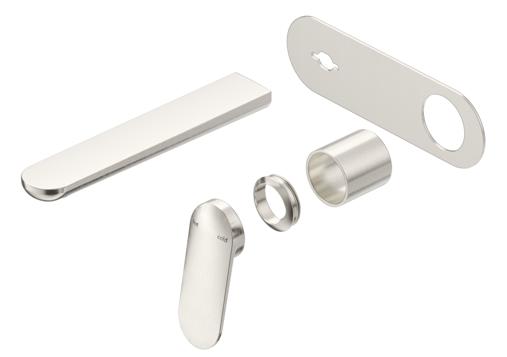Lantra Wall-Spout Combo - 1P - TRIM KIT - Brushed Nicke