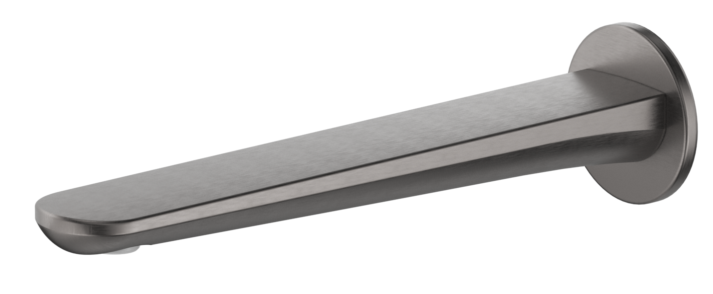 Lantra Bath Spout - 220mm - Gunmetal
