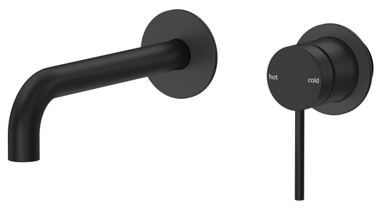 Mica Wall-Spout Combo - 2P - TRIM KIT - Black