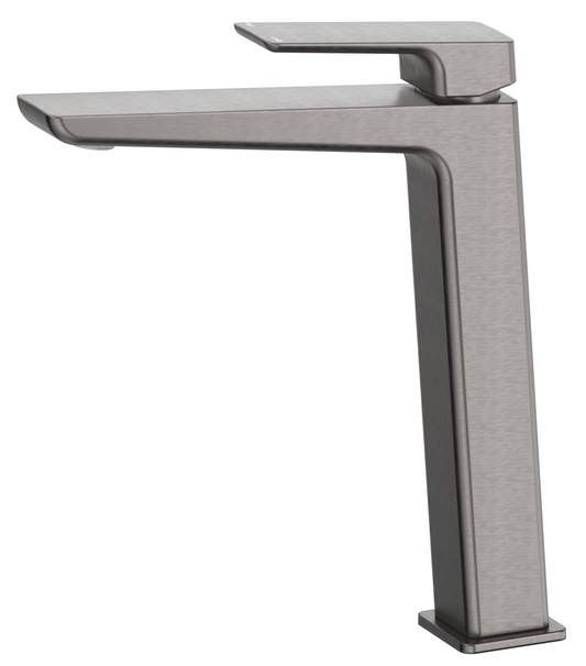 Tiago TALL Basin Mixer - Gunmetal