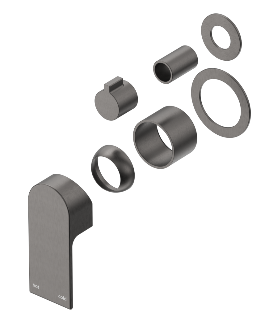 Eleniko Mixer Diverter - 2P - TRIM KIT - Gunmetal
