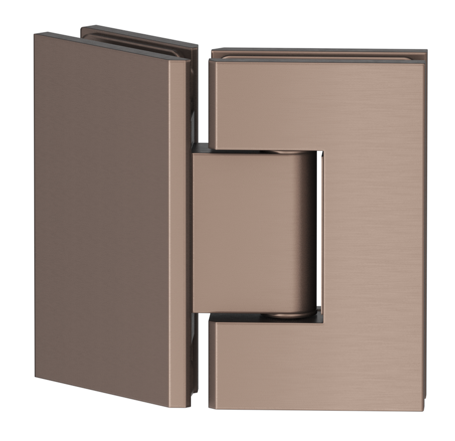 135-Degree Glass to glass hinge - DUSK BRONZE
