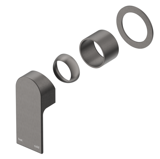 Eleniko Shower Mixer - Round -  TRIM KIT - Gunmetal