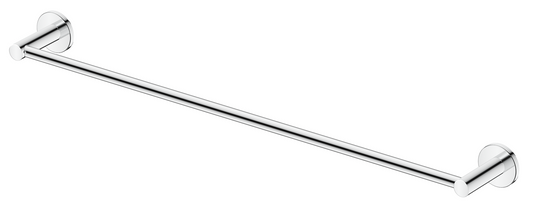 Mica Single Towel Rail - 800mm - Chrome